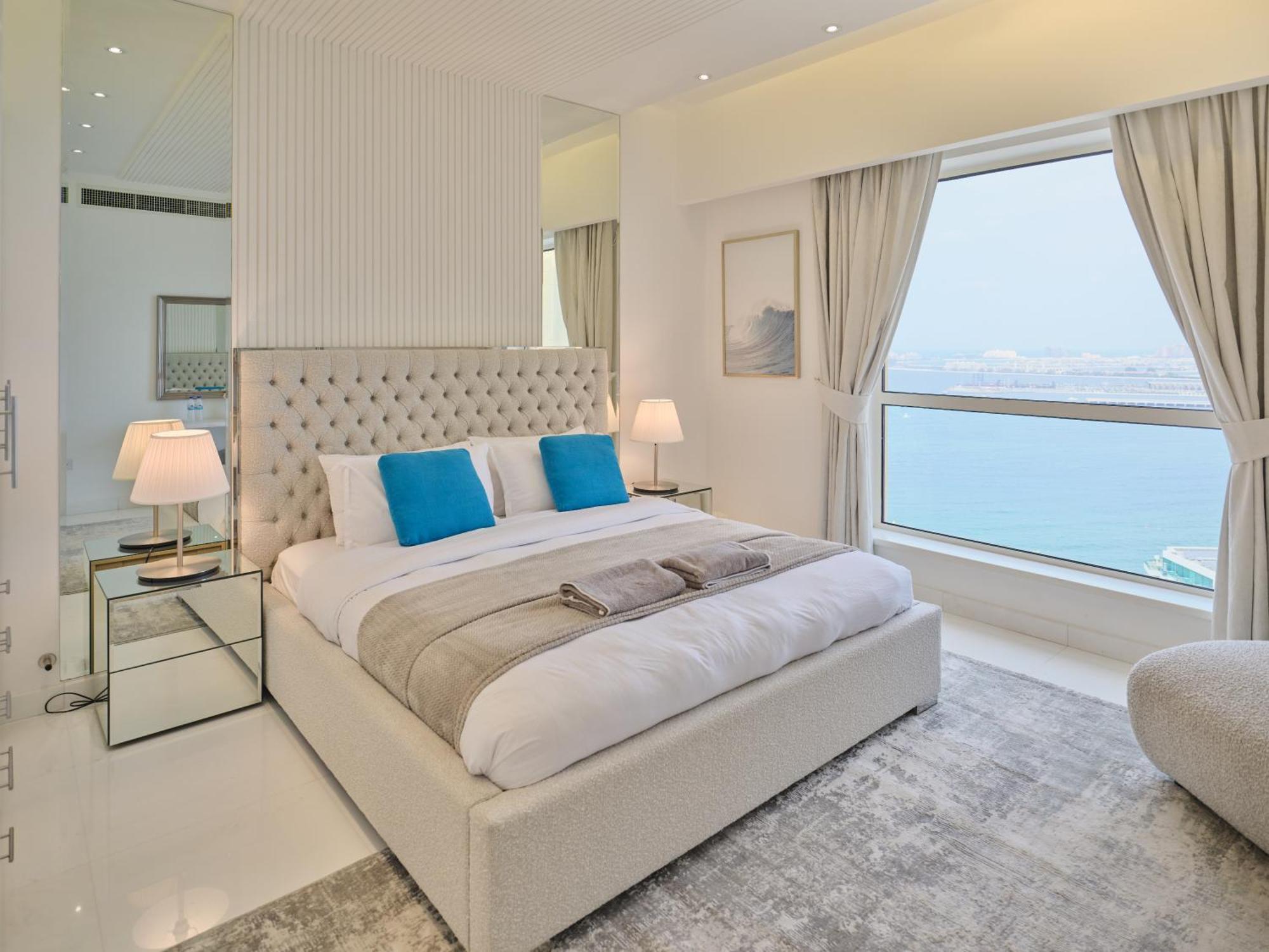 Jbr Beachfront Luxe Apartment All Rooms Sea Facing Dubai Bagian luar foto
