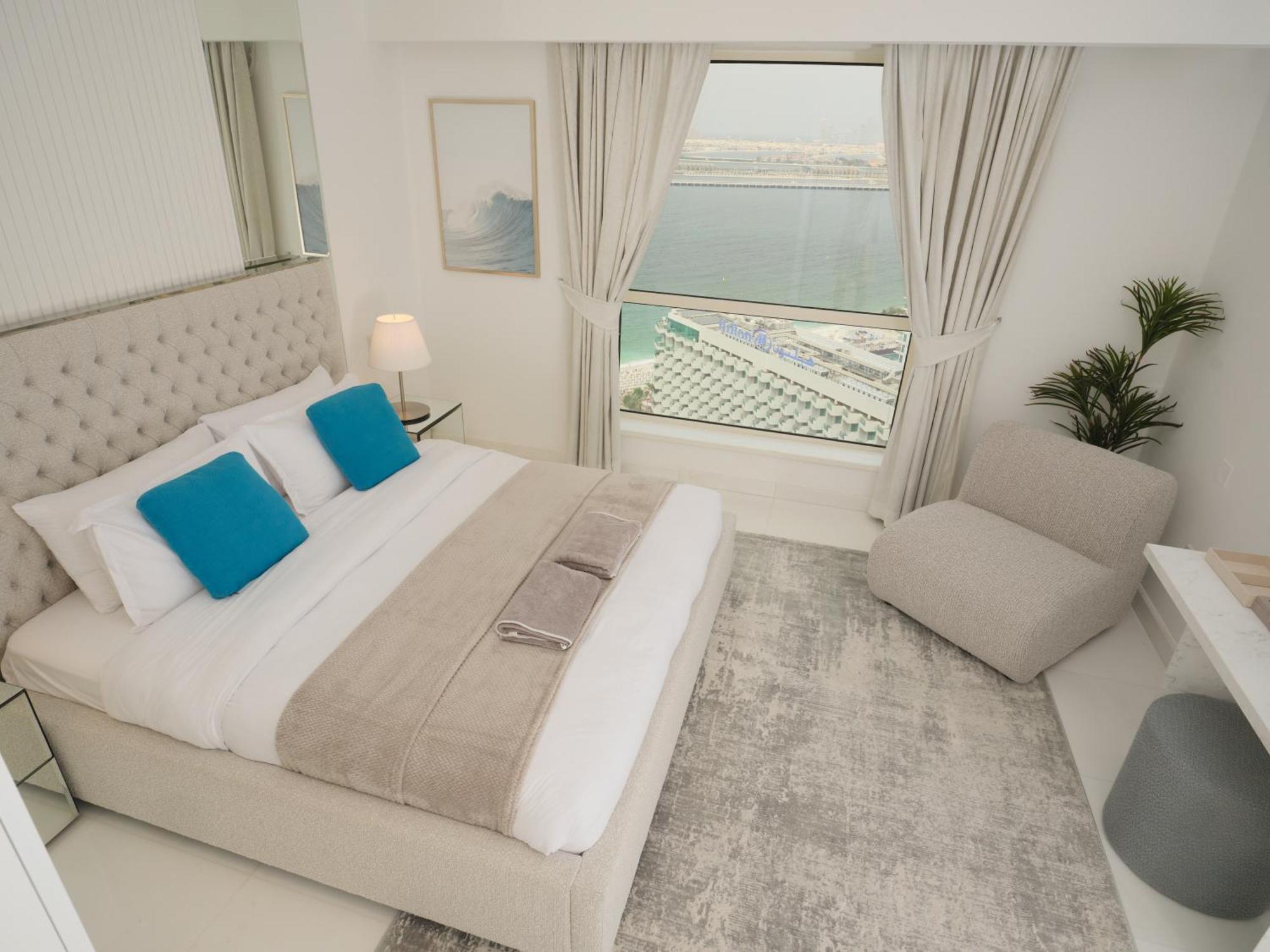 Jbr Beachfront Luxe Apartment All Rooms Sea Facing Dubai Bagian luar foto