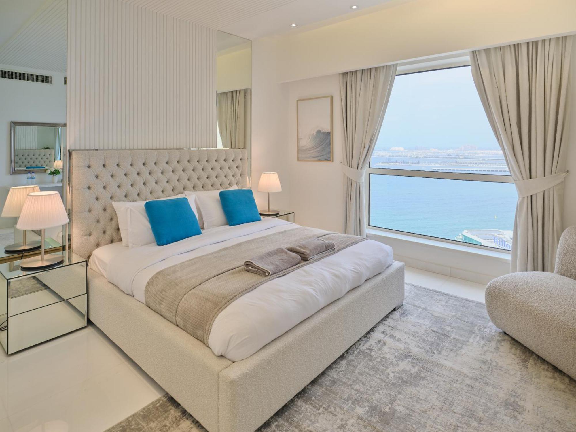 Jbr Beachfront Luxe Apartment All Rooms Sea Facing Dubai Bagian luar foto