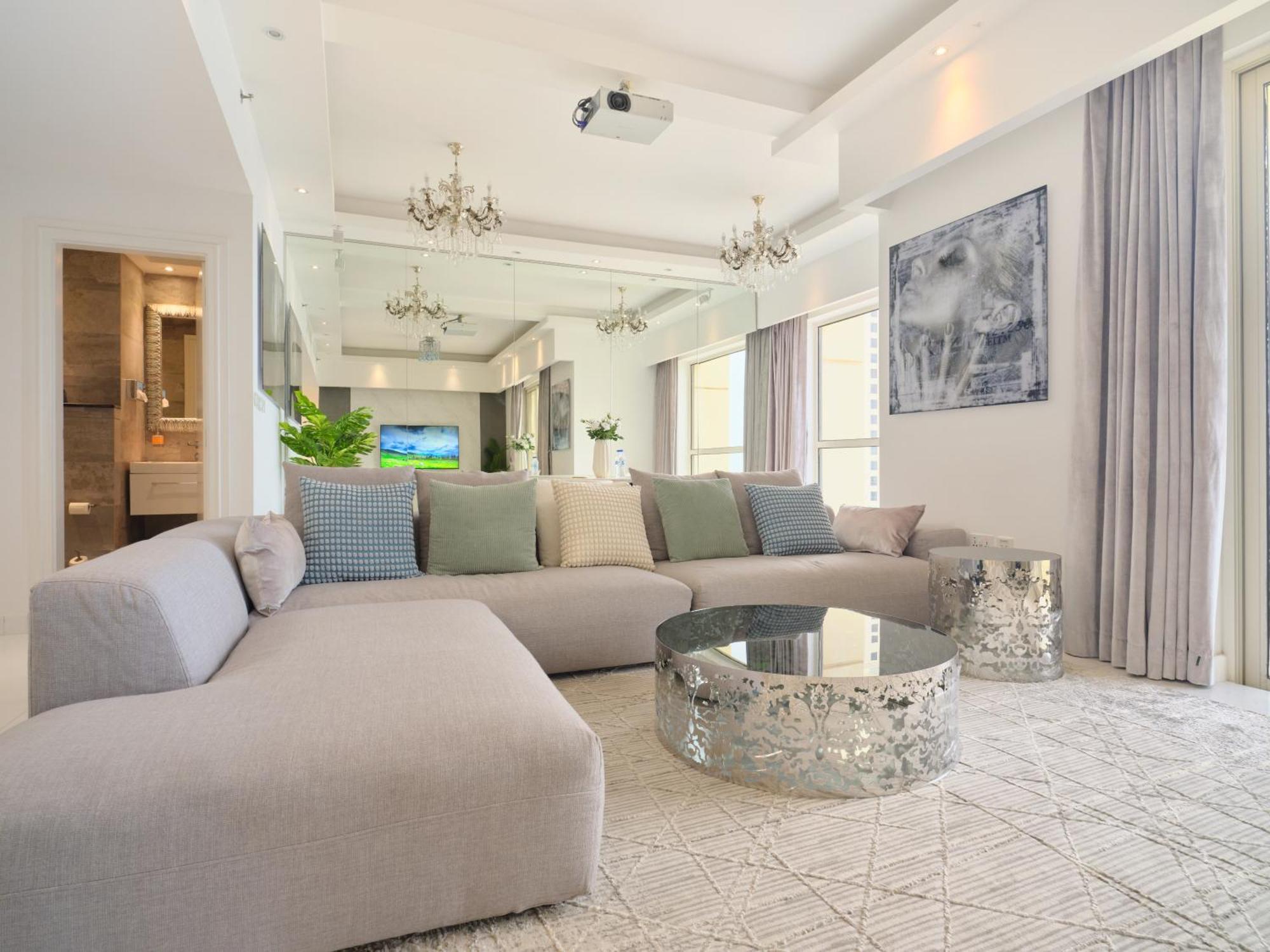 Jbr Beachfront Luxe Apartment All Rooms Sea Facing Dubai Bagian luar foto